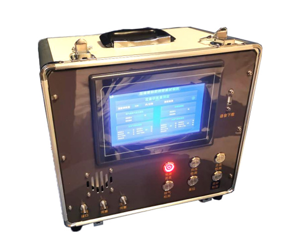 压缩氧自救器智能检测装置